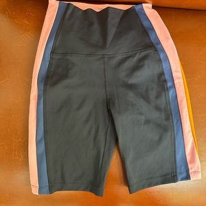 Splits59 colorblock techflex biker shorts small